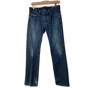 Diesel Viker Regular Straight Jeans Men's Size W32 L32 Button Fly 0088Z
